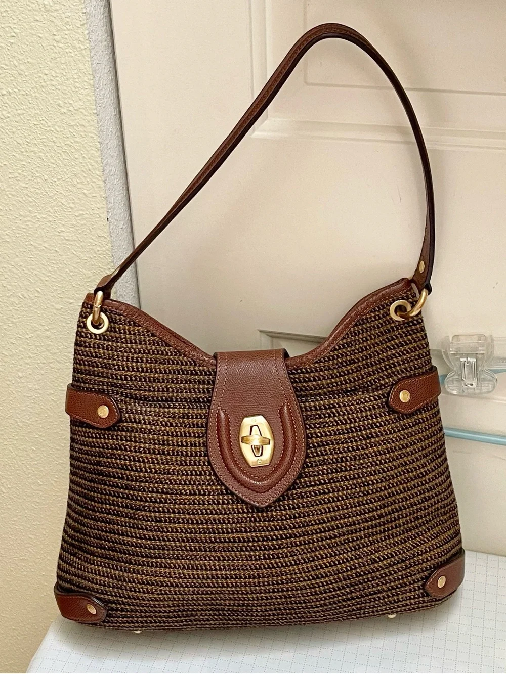 Eric Javits New York woven hobo bag